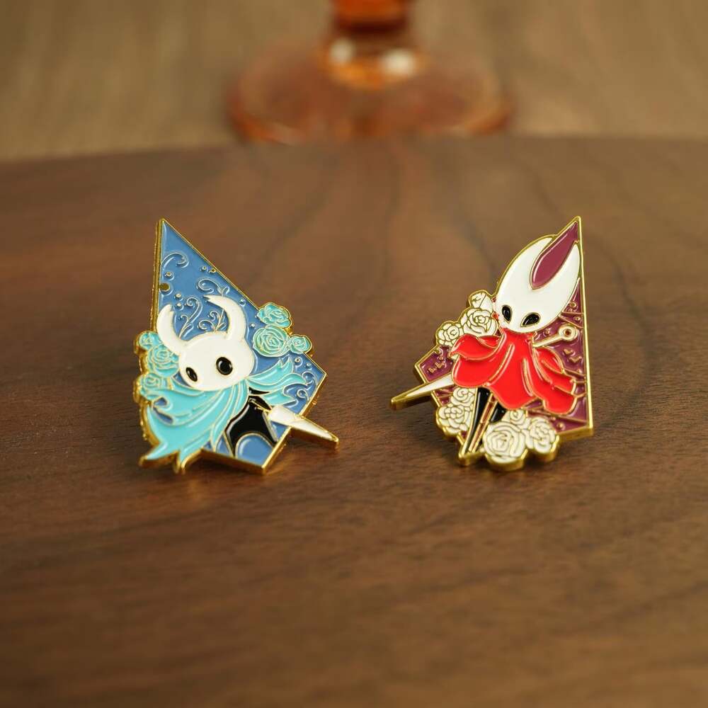 Hollow Knight Jewelry Set|Silksong Necklace Pins Keychain Gift for Game Fans